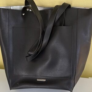 Rebecca Minkoff Large Black Leather Tote